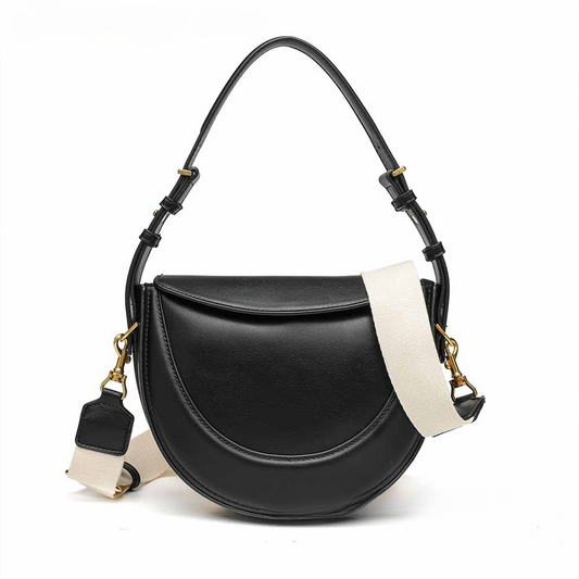 Women's new one-shoulder messenger bag with advanced crescent bag