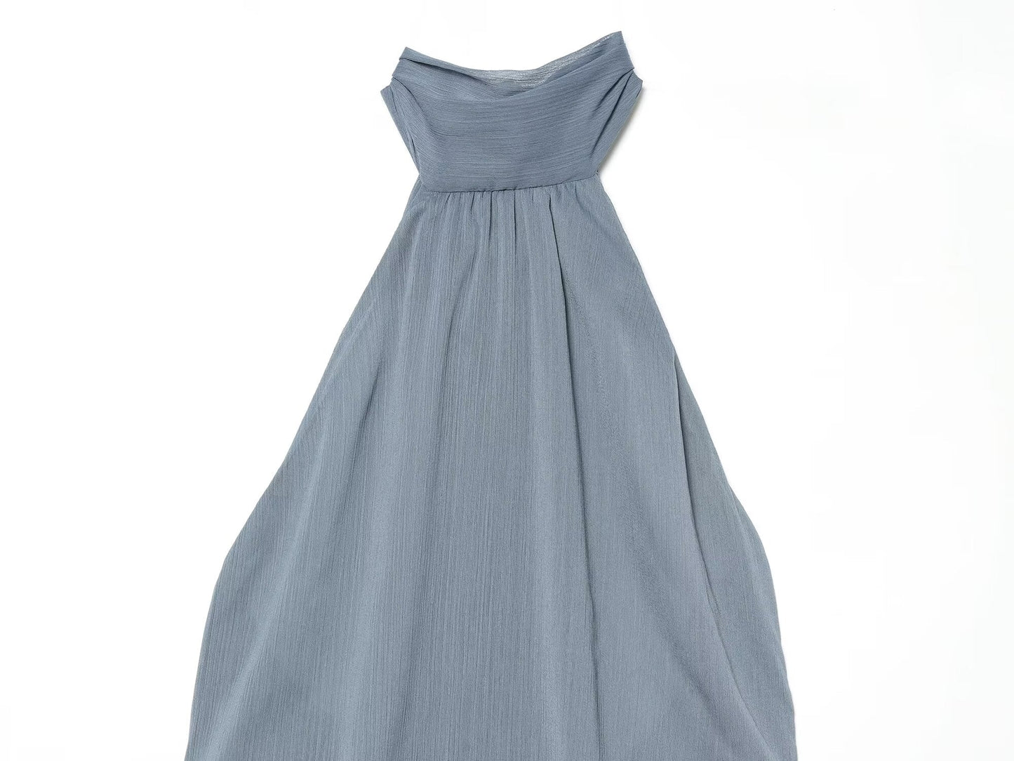 Women's asymmetrical hanging neck top