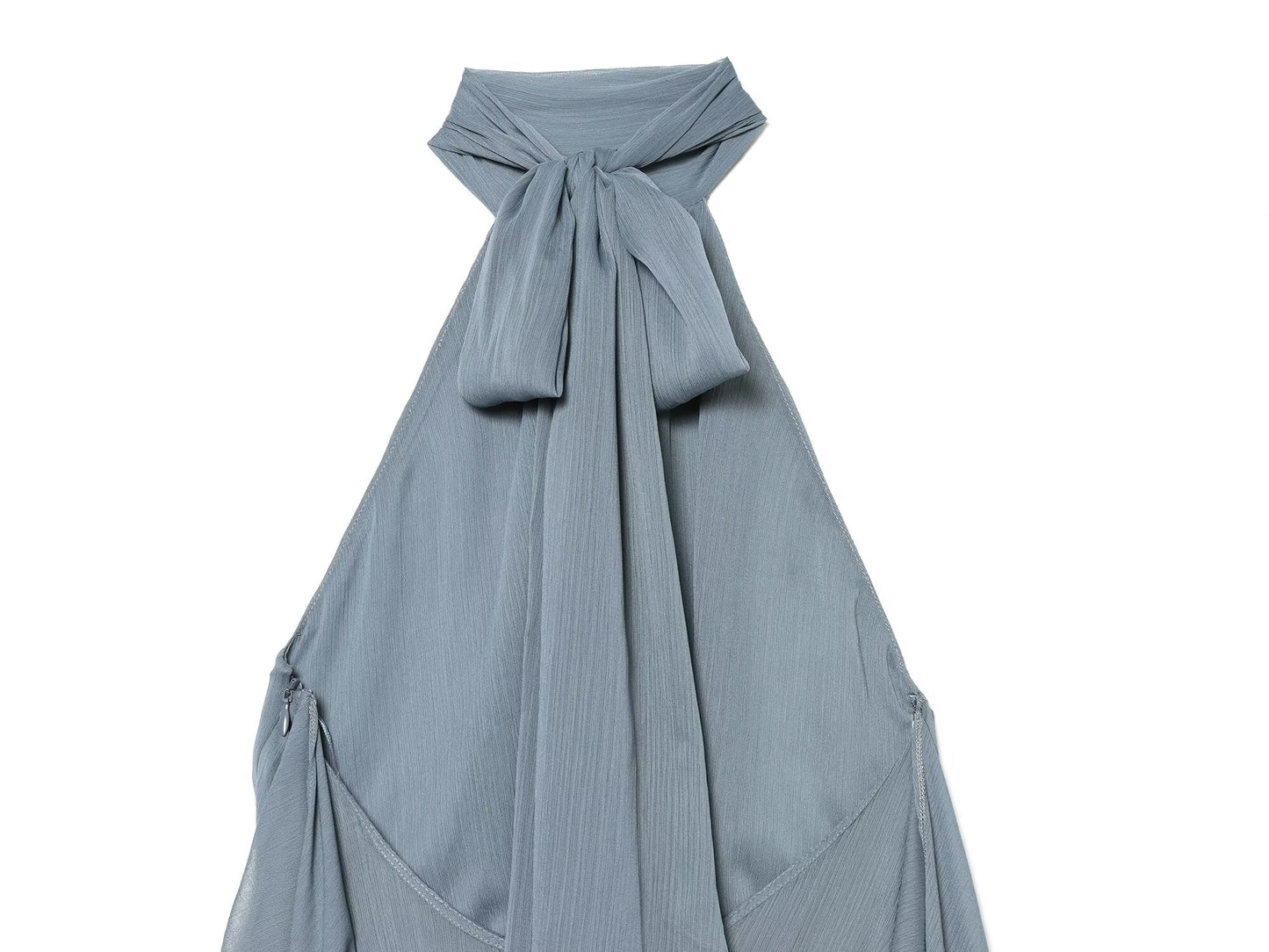 Women's asymmetrical hanging neck top